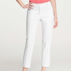Ann Taylor White Cropped Pants Size 14